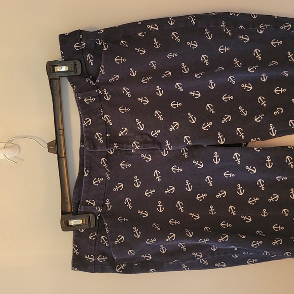 Old Navy Women's Diva Navy Pants with Anchors | Size 14 - Picture 2 of 5